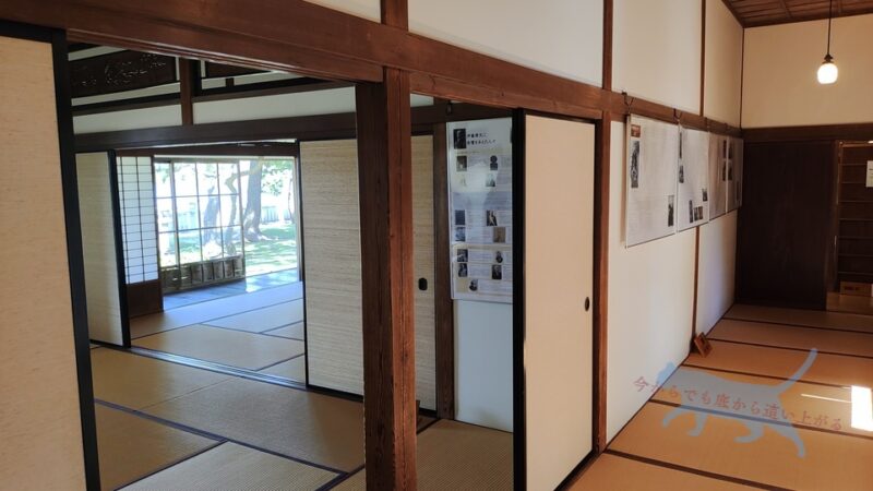 邸内では、伊藤博文に関する資料や調度品など貴重な資料なども展示・公開されてます。